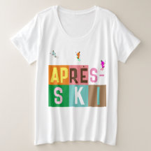 Après-ski Retro Skiers - Farbblock