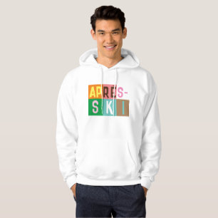 Après-ski Retro Skiers - Farbblock Hoodie