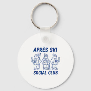 Après-Ski-Social-Club lustige Skifahrt Eisbären Schlüsselanhänger