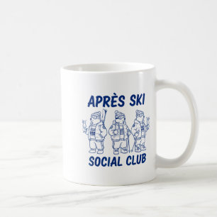 Après-Ski-Socialclub lustige Skifahrt Eisbären Kaffeetasse