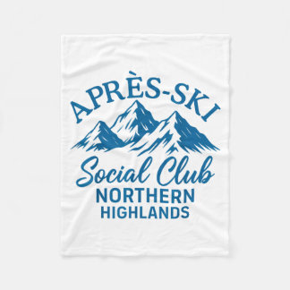 Après-Ski-Sozialclub Northern Highlands Fleecedecke