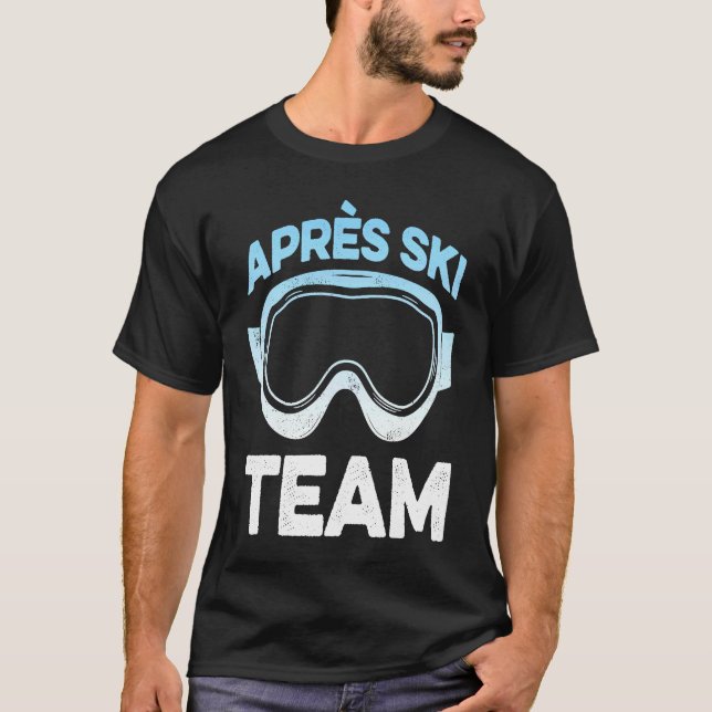 Aprés Ski Team Skier T-Shirt (Vorderseite)
