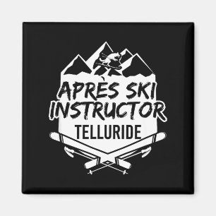 Après-Ski-Trainer Telluride Bergskifahren Magnet