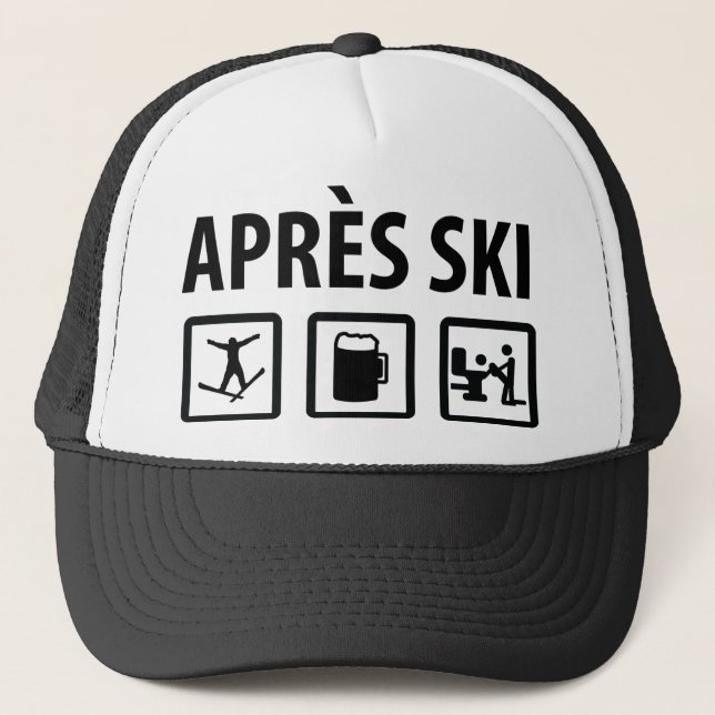 apres Ski Truckerkappe (Vorderseite)