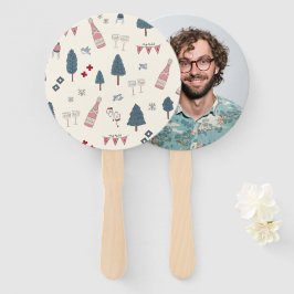 Apres Ski Weekend Bachelorette Game Grooms Face Fächer