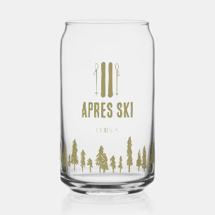 Apres Ski Winter Bachelorette Custom Dosenglas