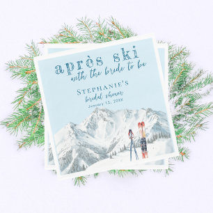 Apres Ski Winterbergsee Brautparty Serviette