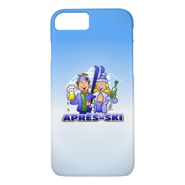 Après-Ski - Wintersport Case-Mate iPhone Hülle (Rückseite)