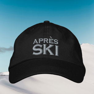 Après Skigebiet Winterurlaub Outfit Bestickte Baseballkappe