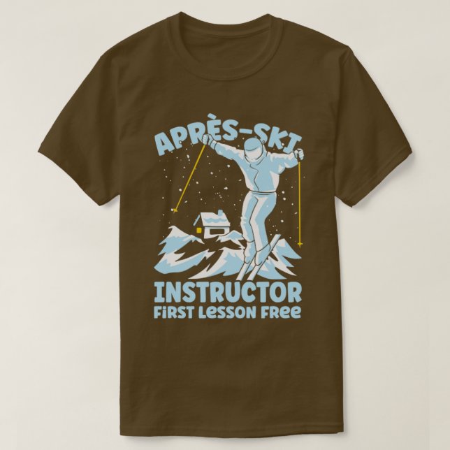 Apres Skilehrer T-Shirt (Design vorne)