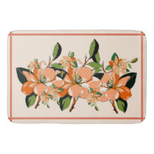 Apricot Azalea auf Creme