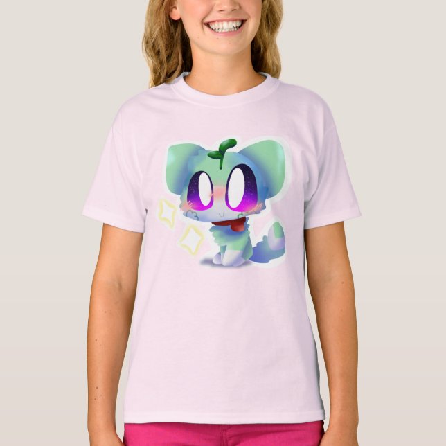 Apricot Cat T - Shirt (Vorderseite)