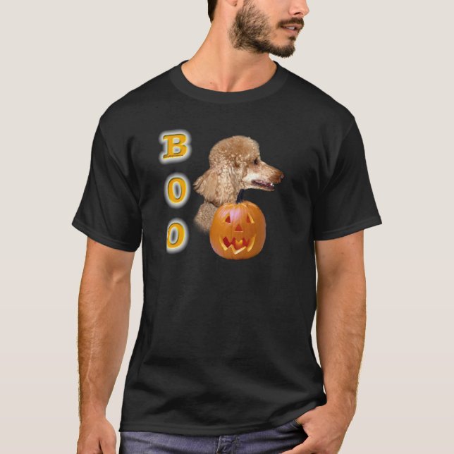 Apricot Coated Poodle T-Shirt (Vorderseite)