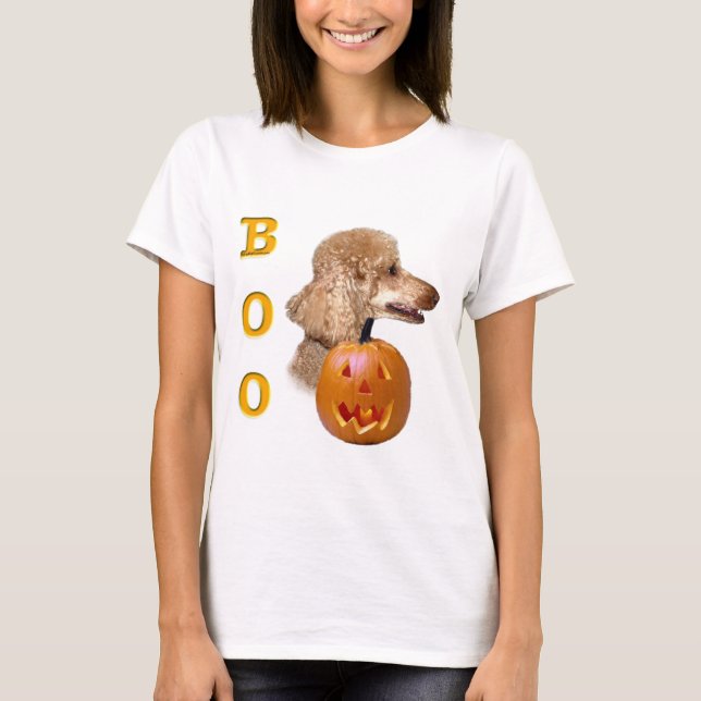 Apricot Coated Poodle T-Shirt (Vorderseite)