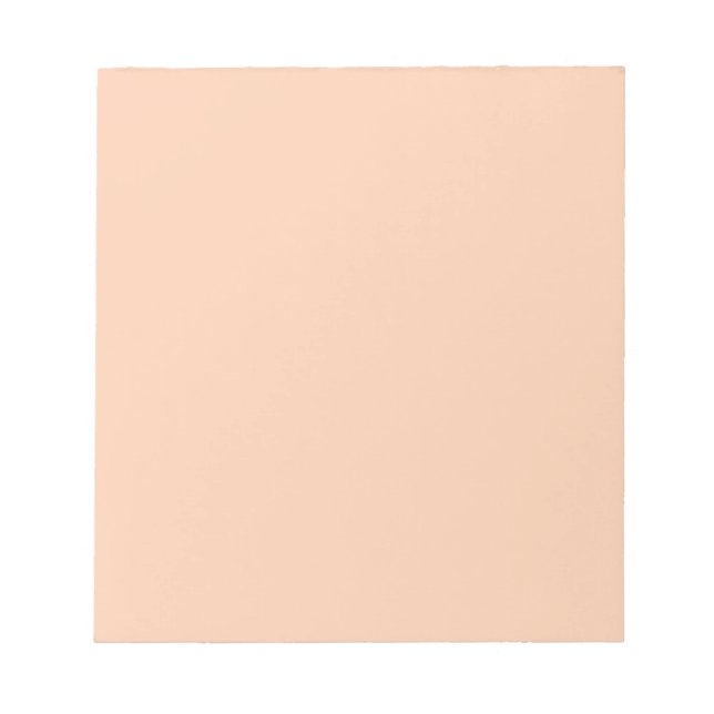 Apricot Color Background Notizblock (Vorderseite)