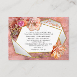 Apricot Crush Sukkuläre Farben Begleitkarte