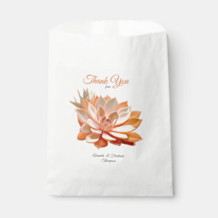 Apricot Crush Sukkuläre Farben Geschenktütchen