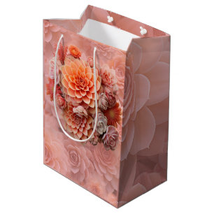 Apricot Crush Sukkulente Farben für 2024 Mittlere Geschenktüte