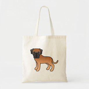 Apricot English Mastiff Süßer Cartoon-Hund Tragetasche