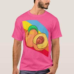 Apricot Frucht Lebensmittel Vegan Vegetarier T-Shirt