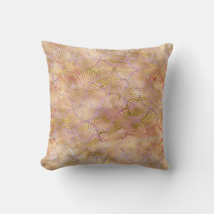 APRICOT GOLD ART DECO MARBLE CUSHION KISSEN