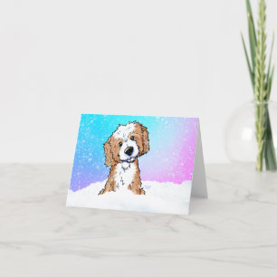 Apricot Goldendoodle  Karte