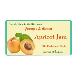 Apricot Jam oder Preserve Canning Jar