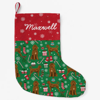 Apricot Labradoodal Kleiner Weihnachtsstrumpf