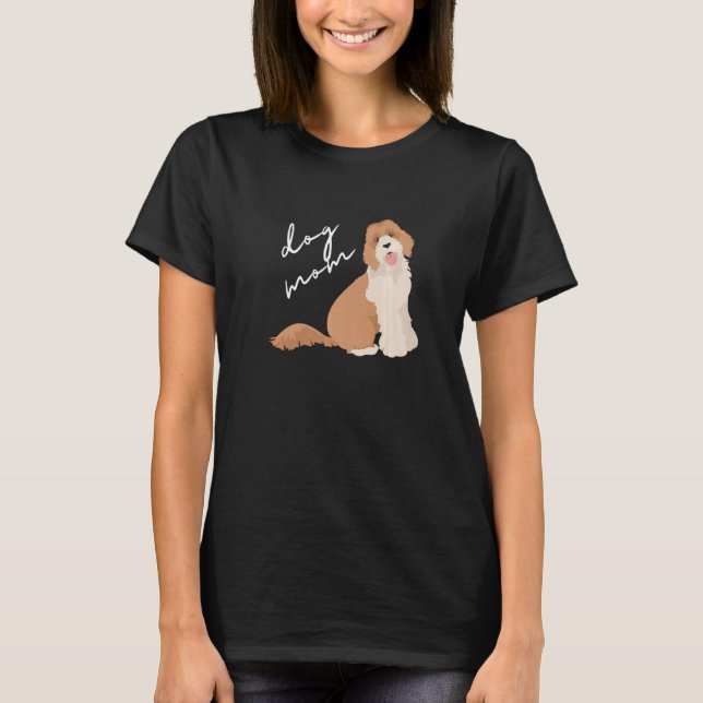 Apricot Labradoodle Mama T-Shirt (Vorderseite)