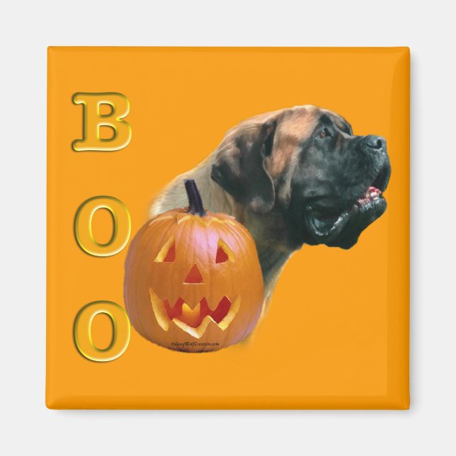 Apricot Mastiff Boo Magnet (Vorne)