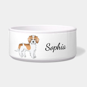 Apricot Parti-color Mini Goldendoodle Dog Napf