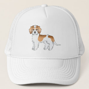 Apricot Parti-color Mini Goldendoodle Dog Truckerkappe