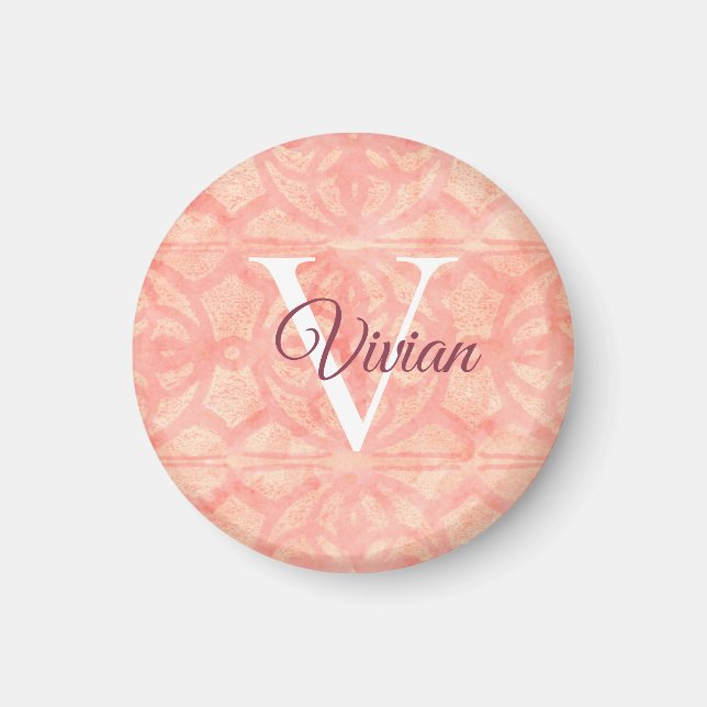 Apricot Pink Magnet (Vorne)