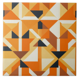 Apricot Serenity Moderne Geometrische Harmonie Fliese