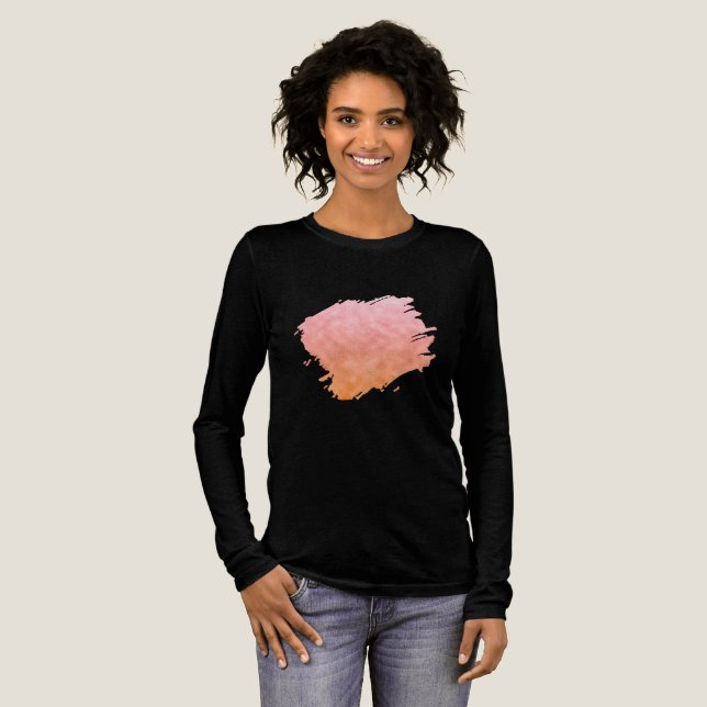 Apricot Skies Tri-Blend Shirt (Volle Vorderseite)