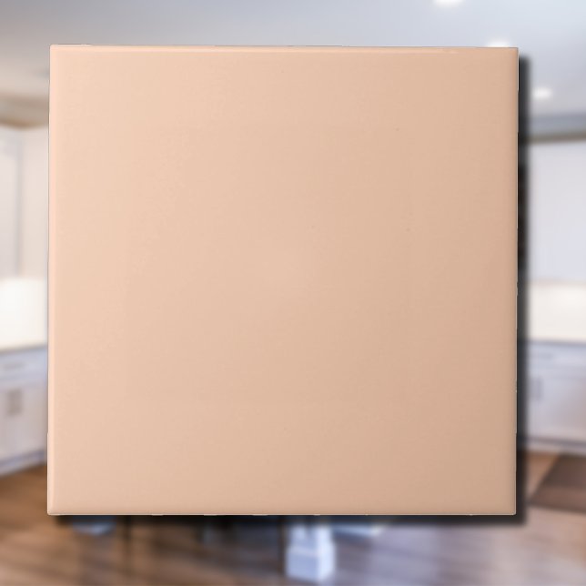Apricot Solid Color | Classic | elegant Fliese (Von Creator hochgeladen)