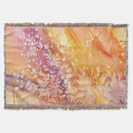 APRICOT SORBET Abstrakte Wasserfarbe Decke