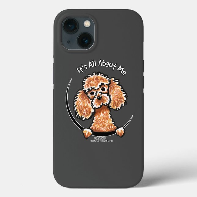Apricot Toy Poodle Case-Mate iPhone Hülle (Rückseite)