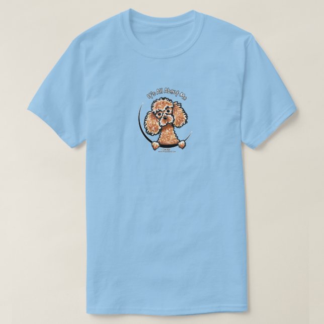 Apricot Toy Poodle T-Shirt (Design vorne)