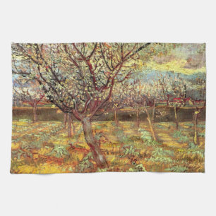 Apricot Trees in Blossom von Vincent van Gogh Geschirrtuch