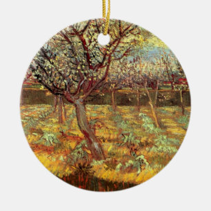 Apricot Trees in Blossom von Vincent van Gogh Keramik Ornament