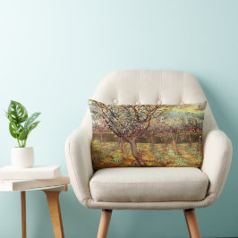 Apricot Trees in Blossom von Vincent van Gogh Lendenkissen