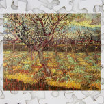 Apricot Trees in Blossom von Vincent van Gogh Puzzle<br><div class="desc">Apricot Trees in Blossom von Vincent van Gogh ist eine Vintage Kunst Post-Impressionismus Landschaft Natur Malerei. Obstbäume blühen mit schönen Blume in einem Obstgarten auf einem Bauernhof im Frühjahr. Über den Künstler: Vincent Willem van Gogh (1853-1890) war einer der berühmtesten postimpressionistischen Maler seiner Zeit. Seine Arbeit war besonders für seine...</div>