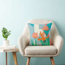 Apricot Tulips Künstlerische moderne Farbblöcke na