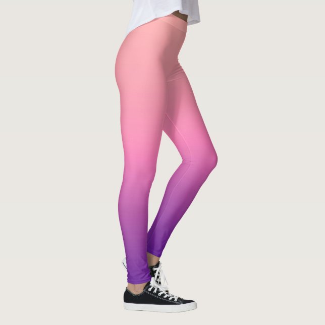 Aprikose bis Lila Leggings (Rechts)