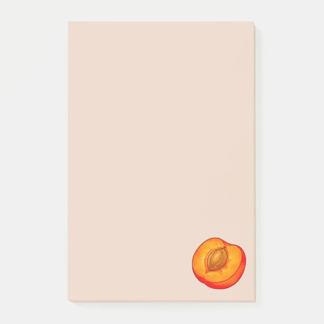 Aprikose - Fruchtsammlung - Post-it Klebezettel (Vorderseite)