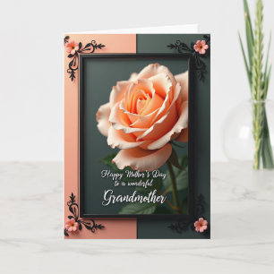 Aprikosen Blumen Liebe Mutter Karte