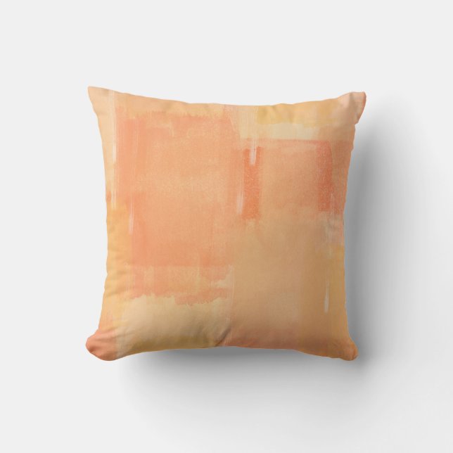 Aprikosen-Farben-Test-Kissen im Freien16x16 Kissen Für Draußen (Vorderseite)