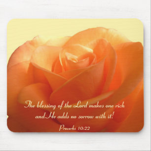 Aprikosen-Rose Mousepad