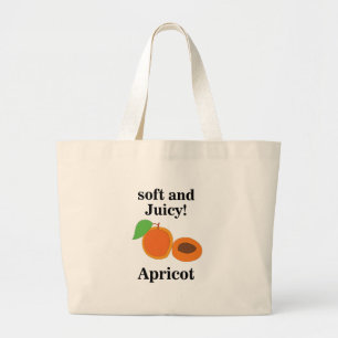 Aprikosen Saftige Frucht Jumbo Stoffbeutel